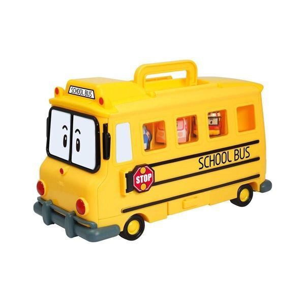 POLI 83148 ROBOCAR POLİ OKUL OTOBÜSÜ FİGÜR KUTUSU Kız Erkek Çocuk Oyuncak Eğitici Oyuncaklar - Image 1