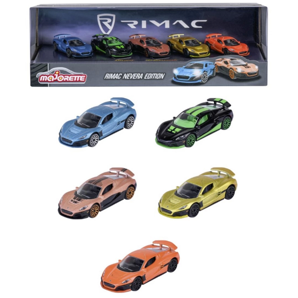 Majorette Rimac Nevera Edition 5'li Kız Erkek Çocuk Oyuncak Eğitici Oyuncaklar - Image 1