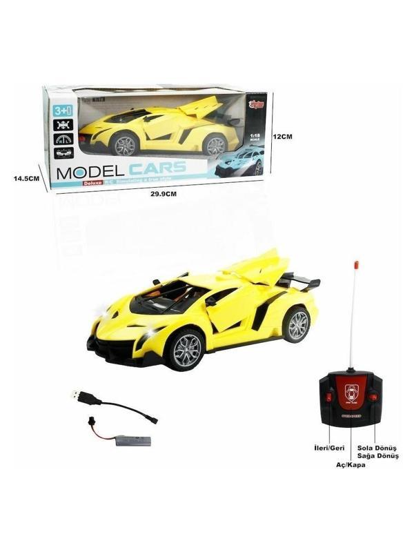 UZAKTAN KUMANDALI ŞARJLI 1:18 KAPI VE BAGAJI AÇI Kız Erkek Çocuk Oyuncak Eğitici Oyuncaklar - Image 1