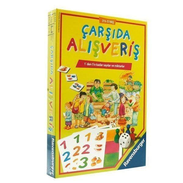 245444 Çarşıda Alışveriş, Ravensburger Kız Erkek Çocuk Oyuncak Eğitici Oyuncaklar - Image 1