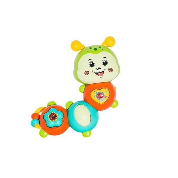 JLG-855-142A Işıklı ve Müzikli Tırtıl -Vardem Kız Erkek Çocuk Oyuncak Eğitici Oyuncaklar - Image 1