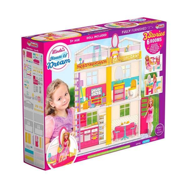03735 Linda'nın Düşler Evi -Dede Kız Erkek Çocuk Oyuncak Eğitici Oyuncaklar - Image 1