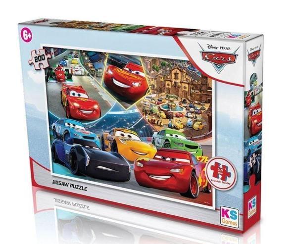 200 Parça Cars Yapboz - CR.113.1 Kız Erkek Çocuk Oyuncak Eğitici Oyuncaklar - Image 1