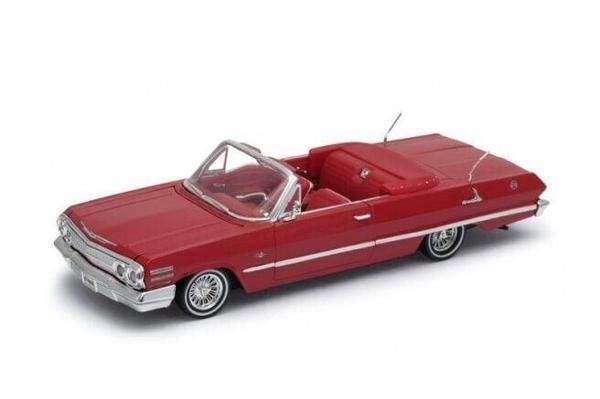 22434 WELLY 1 24 1963 CHEVROLET IMPALA Kız Erkek Çocuk Oyuncak Eğitici Oyuncaklar - Image 1