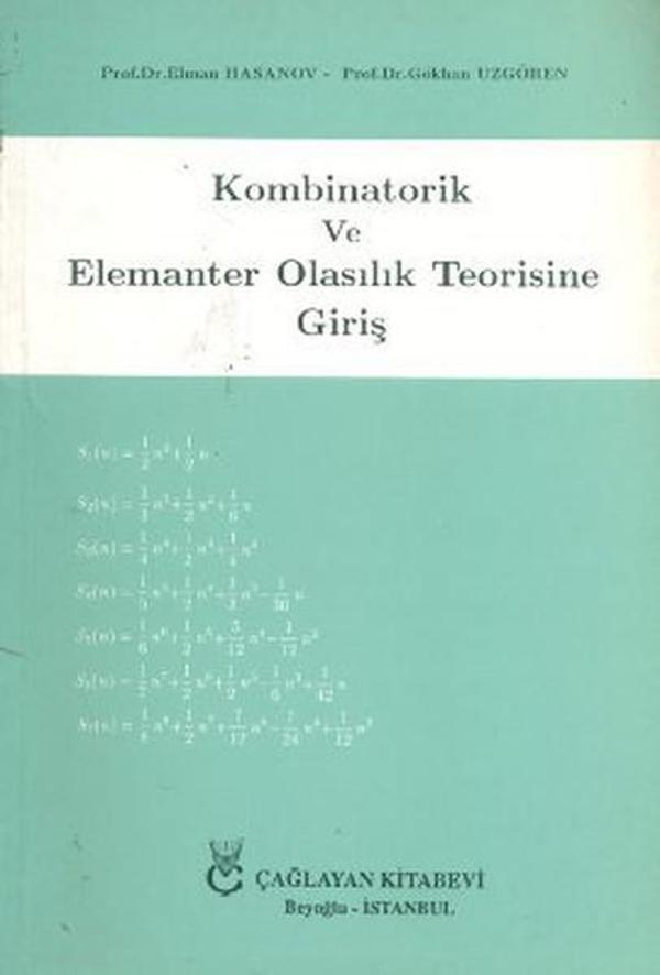 Kombinatorik ve Elemanter Olasılık Teorisine Giriş - Çağlayan Kitabevi - Image 1