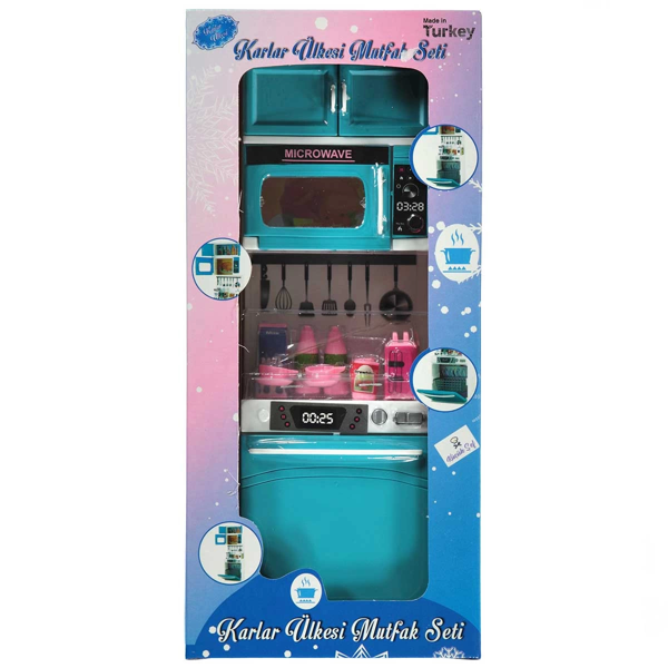 Karlar Ülkesi Mutfak Seti Bulaşık Makinesi Kız Erkek Çocuk Oyuncak Eğitici Oyuncaklar - Image 1