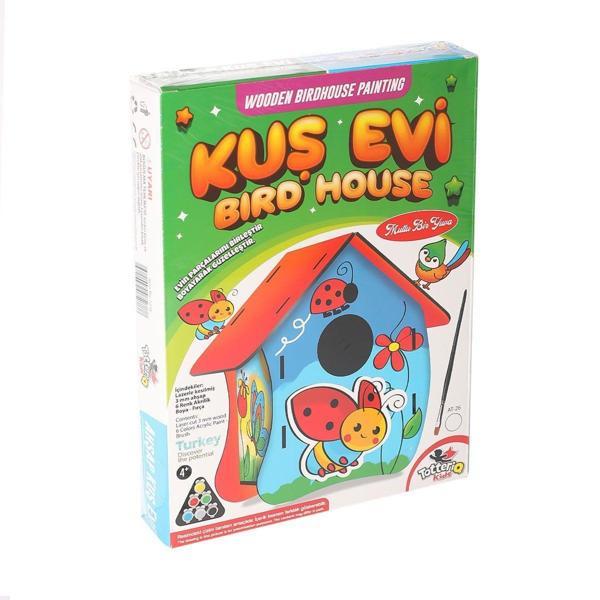 2788 Ahşap Kuş Evi -Totteriq Kız Erkek Çocuk Oyuncak Eğitici Oyuncaklar - Image 1