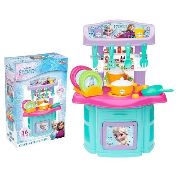 03565 Dede Frozen Şef Mutfak Kız Erkek Çocuk Oyuncak Eğitici Oyuncaklar - Image 1