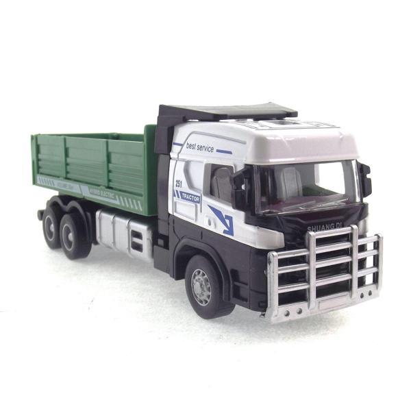 Die Cast Model Çek Bırak Hafriyat Kamyonu Kız Erkek Çocuk Oyuncak Eğitici Oyuncaklar - Image 1