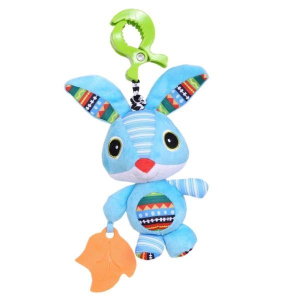 Biba Toys Çıngıraklı Puset Oyuncağı Tavşan-Titreşimli Kız Erkek Çocuk Oyuncak Eğitici Oyuncaklar - Image 1