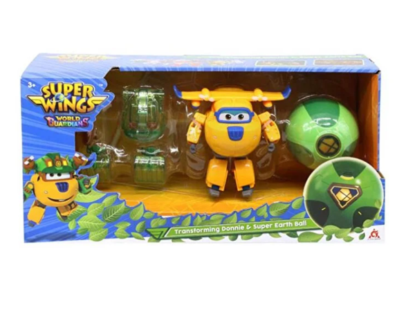 Harika Kanatlar Dönüşen Donnie ve Super Earth Ball Kız Erkek Çocuk Oyuncak Eğitici Oyuncaklar - Image 1