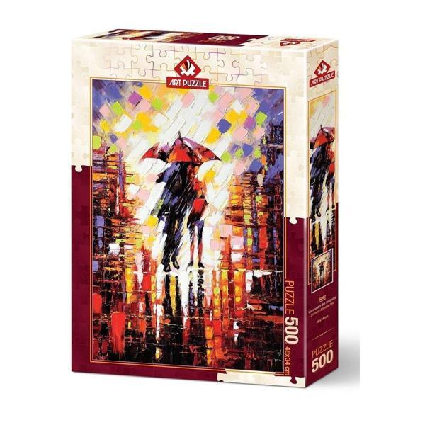 5090/ART Art Puzzle, Şemsiye Altındaki Aşk 500 Parça Puzzle Kız Erkek Çocuk Oyuncak Eğitici Oyuncakl - Image 1