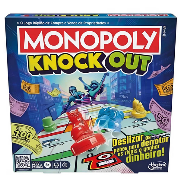 Monopoly Knockout Kız Erkek Çocuk Oyuncak Eğitici Oyuncaklar - Image 1