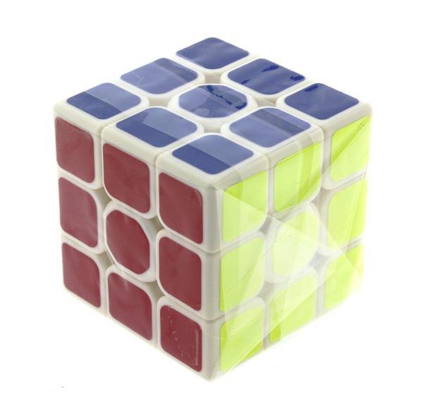 Beyaz Zemin Üzeri Renkli Zeka Küpü 3X3X3-5,5cm  Kız Erkek Çocuk Oyuncak Eğitici Oyuncaklar - Image 1