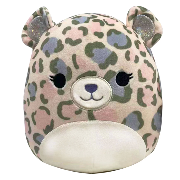 Squishmallow Benekli Leopar Dallas 20cm Kız Erkek Çocuk Oyuncak Eğitici Oyuncaklar - Image 1