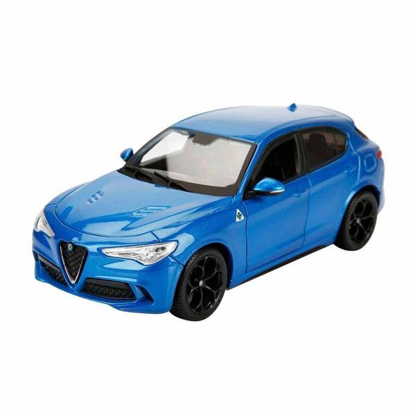 Bburago 1:24 Alfa Romeo Stelvio Model Araba Kız Erkek Çocuk Oyuncak Eğitici Oyuncaklar - Image 1