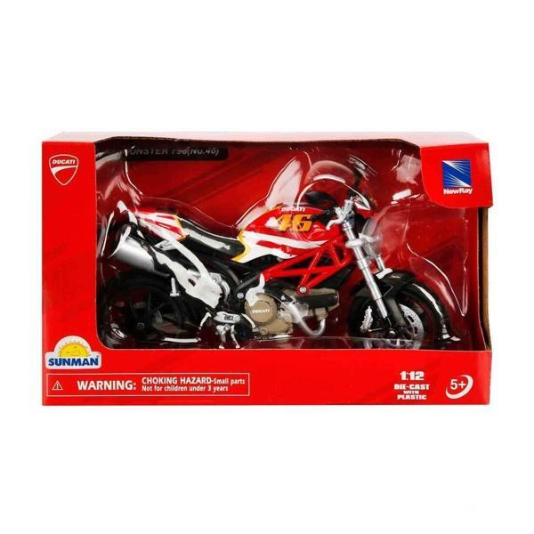 57513 Motor Ducati Monster Kız Erkek Çocuk Oyuncak Eğitici Oyuncaklar - Image 1