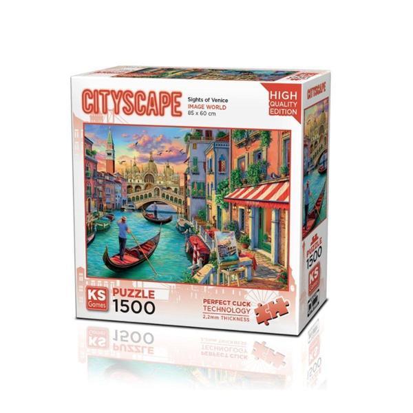 22029 Sights Of Venice 1500 Parça Puzzle Kız Erkek Çocuk Oyuncak Eğitici Oyuncaklar - Image 1