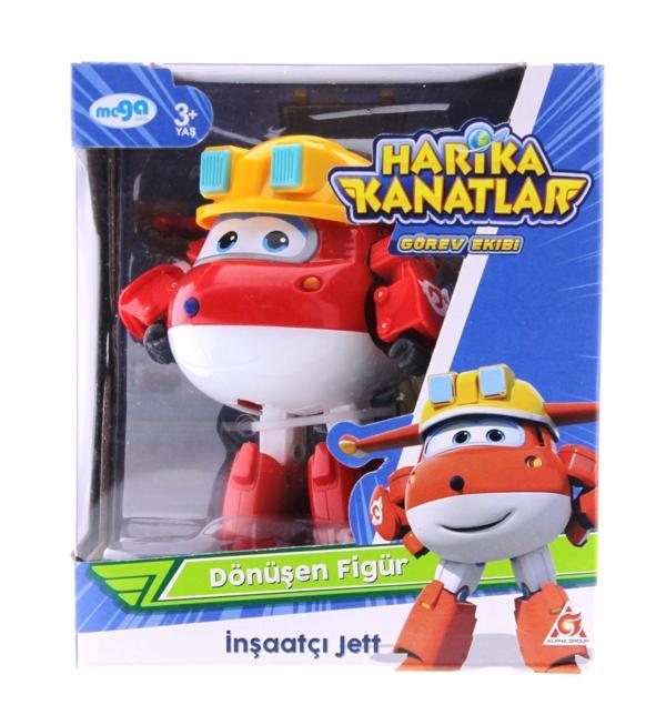 Harika Kanatlar Dönüşen Figür İnşaatçı Jett Kız Erkek Çocuk Oyuncak Eğitici Oyuncaklar - Image 1
