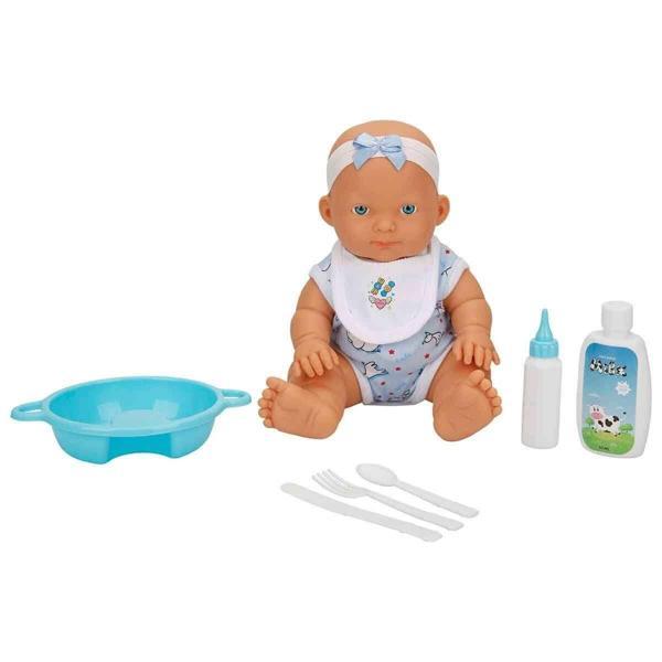Ada Bebek Yemek Seti 23cm. Kız Erkek Çocuk Oyuncak Eğitici Oyuncaklar - Image 1