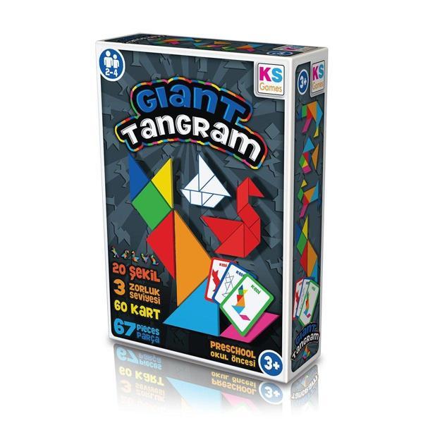 GT239 KS, Giant Tangram Kız Erkek Çocuk Oyuncak Eğitici Oyuncaklar - Image 1
