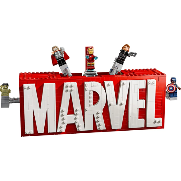 LEGO Marvel MARVEL Logosu ve Minifigürleri 76313 Kız Erkek Çocuk Oyuncak Eğitici Oyuncaklar - Image 1