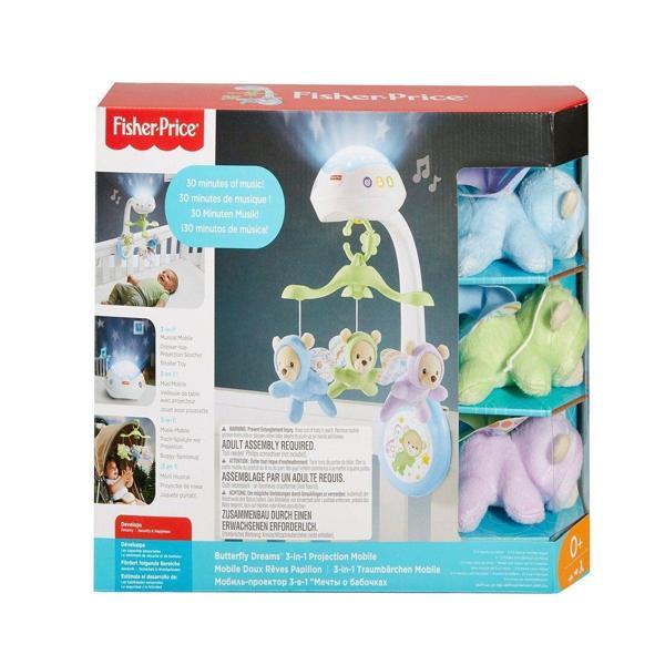 CDN41 Fisher-Price® Kelebekli Rüyalar Dönence Kız Erkek Çocuk Oyuncak Eğitici Oyuncaklar - Image 1