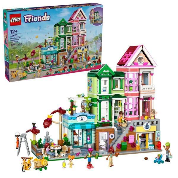 42670 Lego Friends Heartlake Apartman ve Mağazalar 2040 parça +12 yaş Kız Erkek Çocuk Oyuncak Eğitic - Image 1