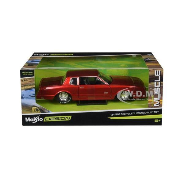 MAY 32542 Maisto Diecast 1:24 1986 Chevrolet Monte Carlo SS Kız Erkek Çocuk Oyuncak Eğitici Oyuncakl - Image 1