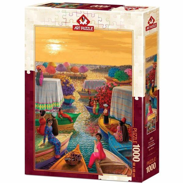 5238 Çiçek Limanı 1000 Parça - Art Puzzle Kız Erkek Çocuk Oyuncak Eğitici Oyuncaklar - Image 1