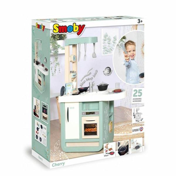 7600310914 Cherry Kitchen -Smoby Kız Erkek Çocuk Oyuncak Eğitici Oyuncaklar - Image 1