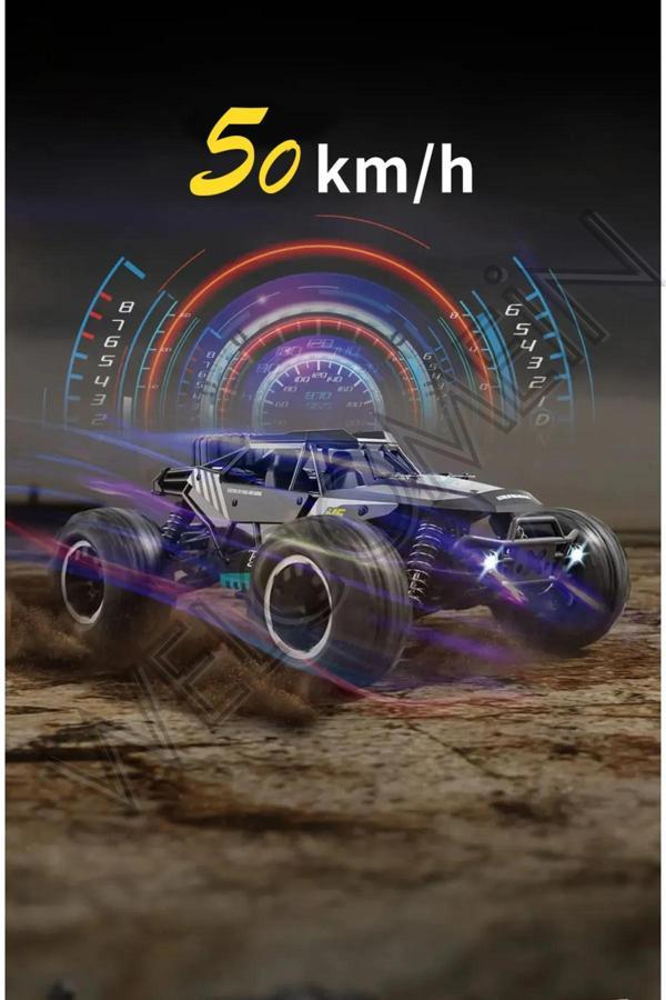 Giffy Oyuncak 2.4Ghz Uzaktan Kumandalı Metal Gövde Ve Metal Alaşım 50Km Hız Yapan Yüksek Hızlı Rc Araba - Image 1