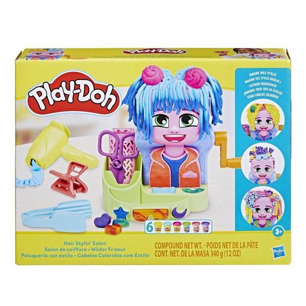 F8807 Play-Doh Renkli Kuaför Salonu+3 yaş Kız Erkek Çocuk Oyuncak Eğitici Oyuncaklar - Image 1