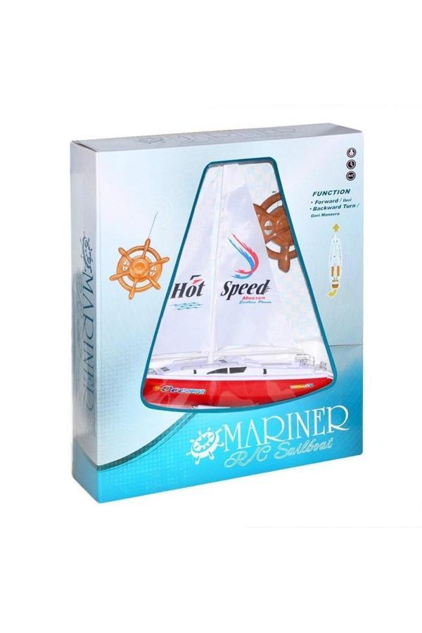 Giffy Uzaktan Kumandalı Yelkenli Tekne 38 Cm Kumandalı Suda Gidebilen Yelkenli Tekne - Image 1