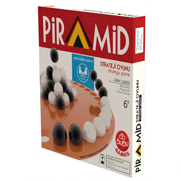 Bu-Bu Games Piramit Kız Erkek Çocuk Oyuncak Eğitici Oyuncaklar - Image 1