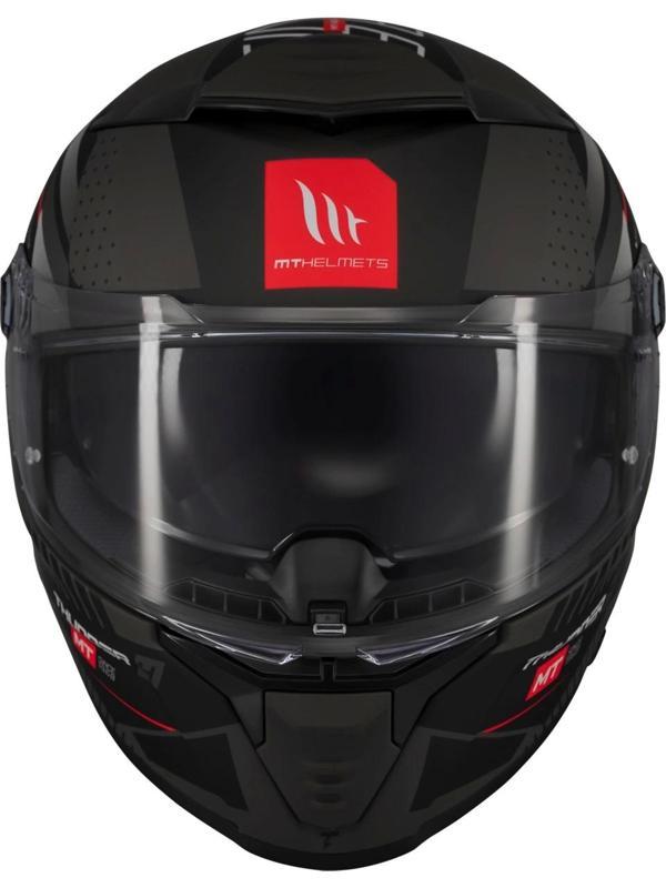 Mt Helmets Kask mt Thunder 4 Sv Luminence D1 Mat Gri/siyah - Image 1