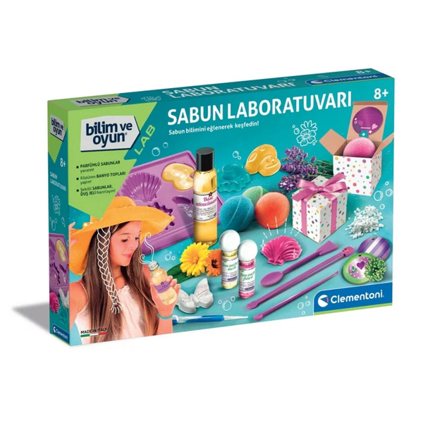 Bilim ve Oyun Sabun Labaratuvarı Kız Erkek Çocuk Oyuncak Eğitici Oyuncaklar - Image 1