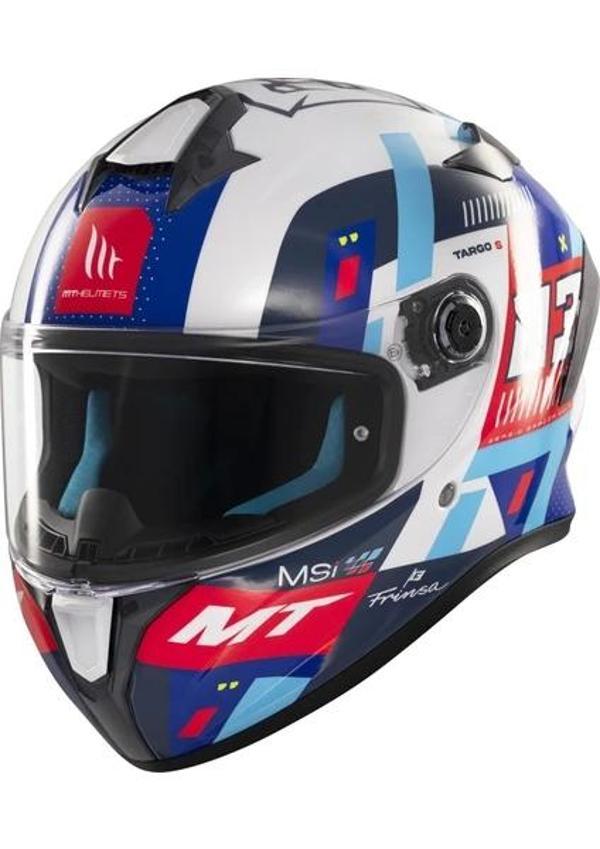 Mt Helmets Kask mt Helmets Targo S D7 Mavi Sergio Garcıa - Image 1
