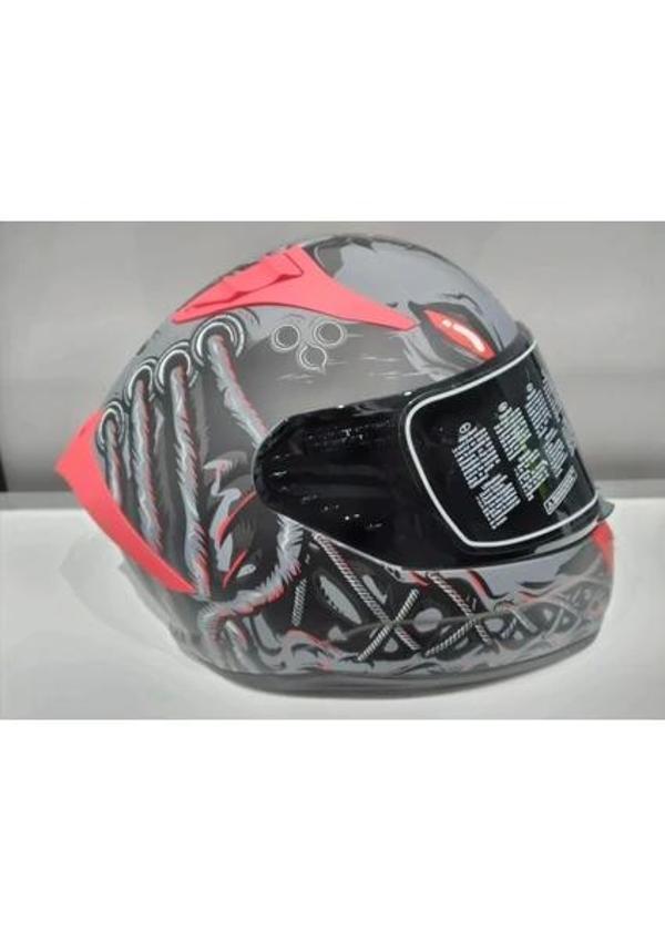 MTS Kask Mts Pro 801 Dreaka Güneş Gözlüklü Antresit/kırmızı - Image 1