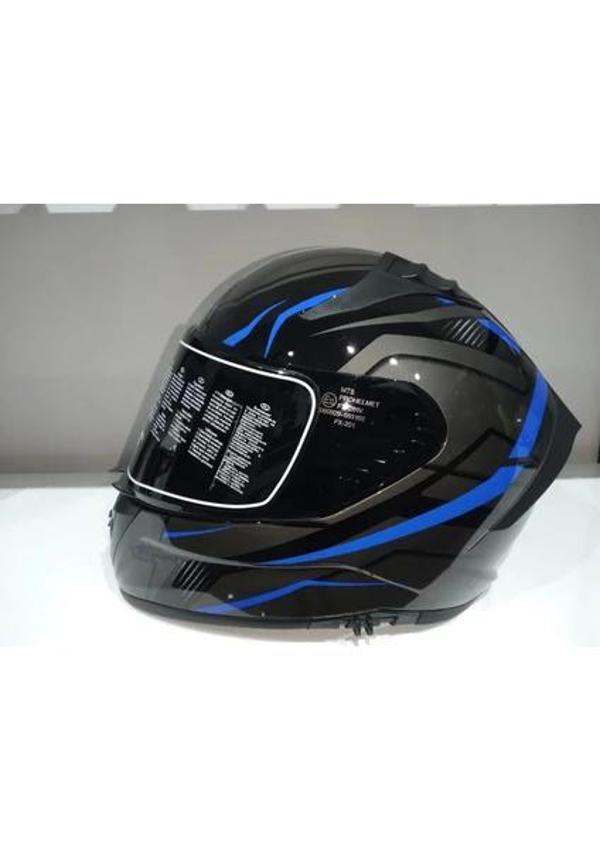 MTS Kask Mts Pro 801 Lead Güneş Gözlüklü Blue - Image 1