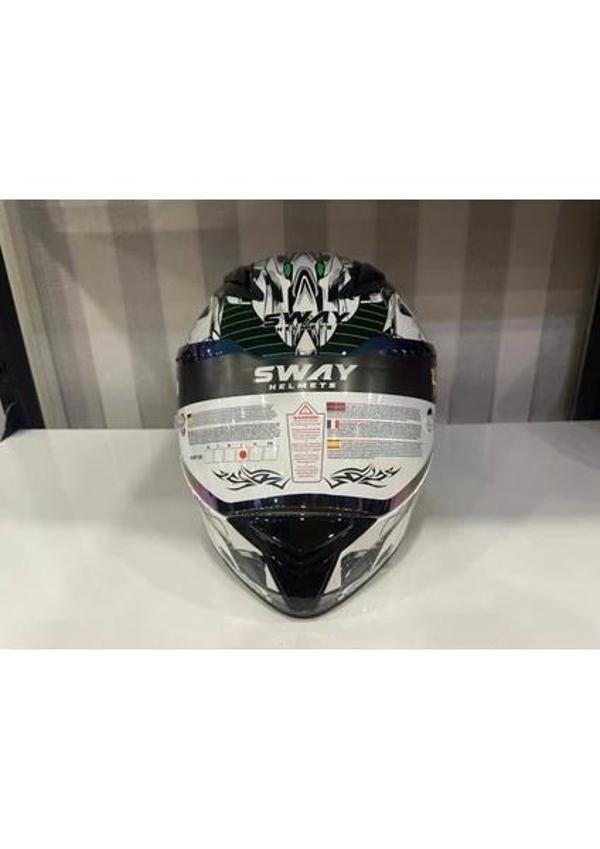 Sway Kask Sway Sw 850 Whıte/green Full Face - Image 1