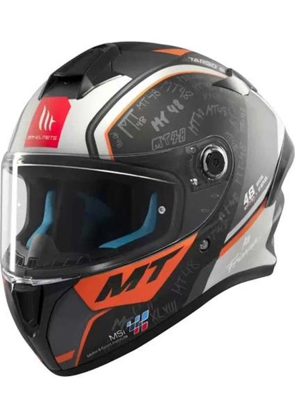 MT Helmets Targo S Ivan Ortolo B4 Kapalı Kask - Image 1