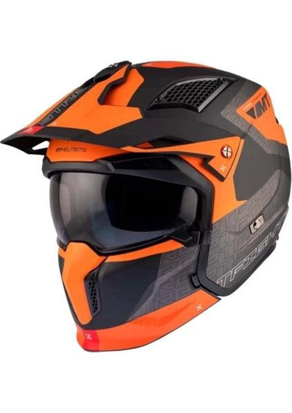 Mt Helmets Streetfighter Sv S Totem B4 Mat Turuncu - Image 1