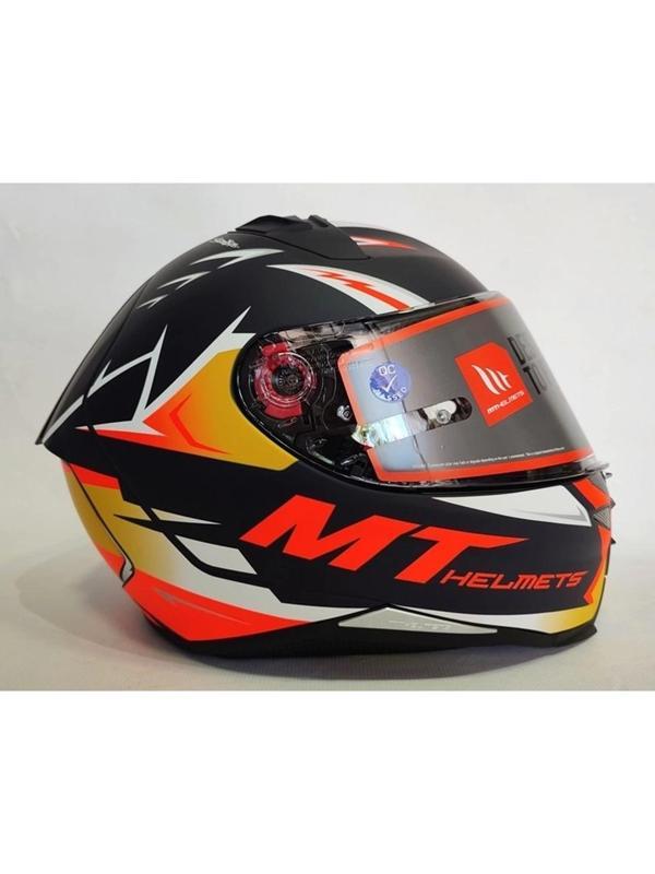 MT Kask Revenge 2 Acosta A37 Mat - Şeffaf Vizörlü - Image 1