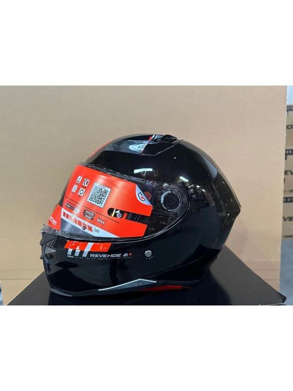 Mt Helmets Kask Revenge 2 S A11 Parlak Siyah - Image 1