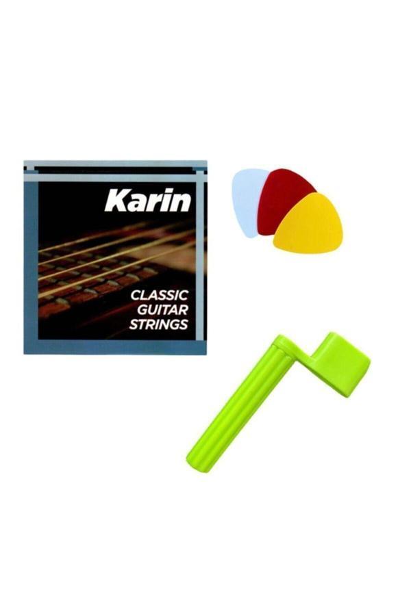 Tekin Müzik Tel Burgusu Ve Karin Klasik Gitar Teli 3 Pena - Image 1