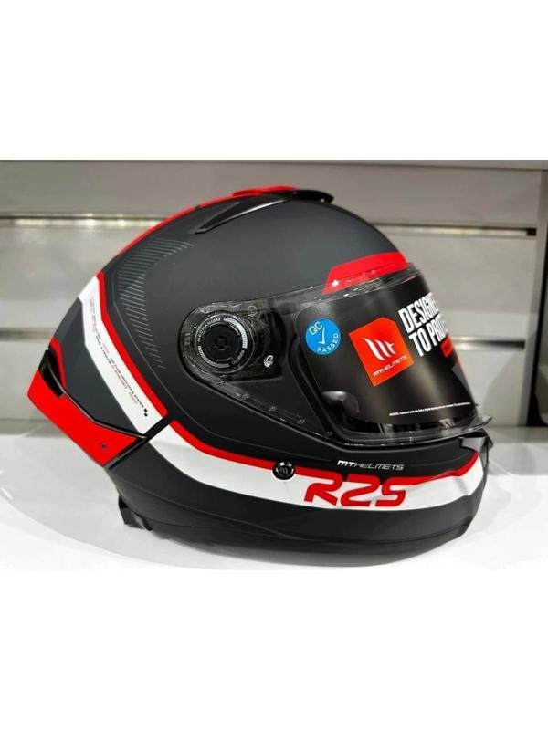 Mt Helmets Kask mt Thunder 4 Sv R25 B5 Mat Siyah/kırmızı - Image 1