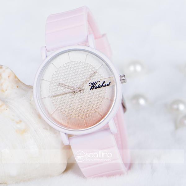 Pembe Renk Kadın Kol Saati Günlük Spor Şık Tasarım ST-304404 - Image 1