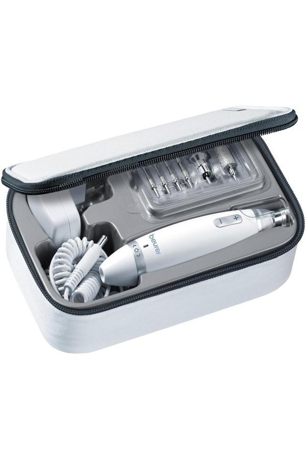 Beurer Mp 62 Elektronik Manikür Pedikür Seti, 10 Başlıklı, Parlak Led Işık, Saklama Çantası Dahil - Image 1