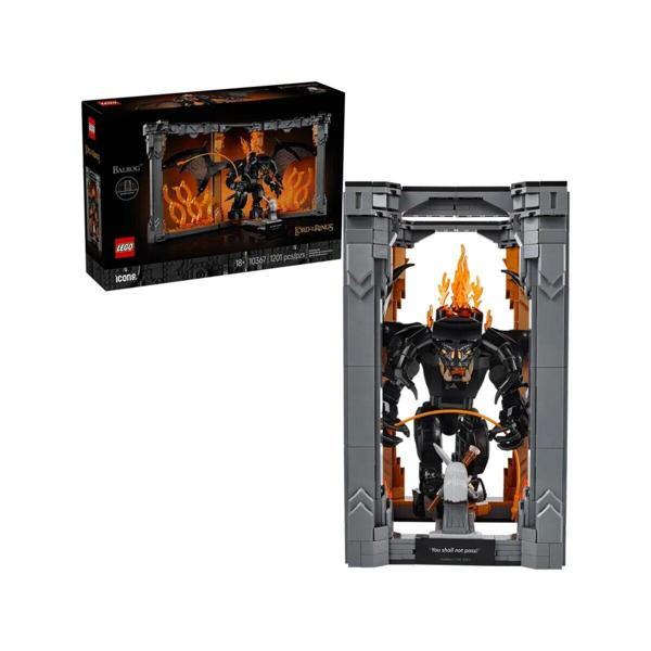 10367 Lego icons - Yüzüklerin Efendisi: Balrog™ Kitaplık Dekoru 1201 parça +18 yaş Kız Erkek Çocuk O - Image 1